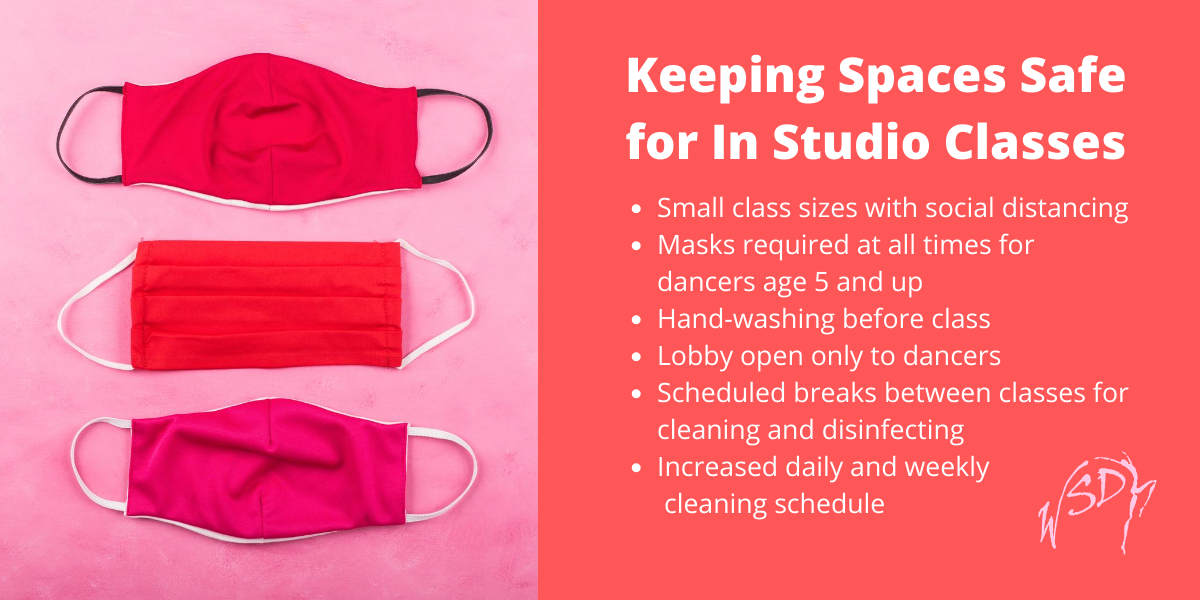 Keeping Spaces Safe for In Studio Classes